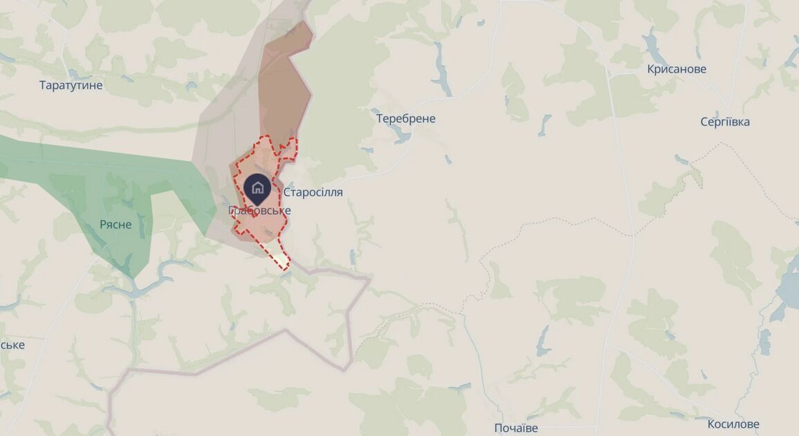 Врагу удалось зайти в Грабовское на Сумщине, но дальше выйти они не могут: в ГПСУ рассказали о ситуации. Карта