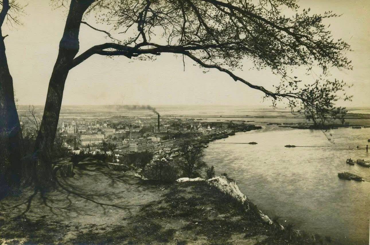В сети показали, как выглядели Подол и Днепр в Киеве в 1918 году. Уникальные панорамные фото