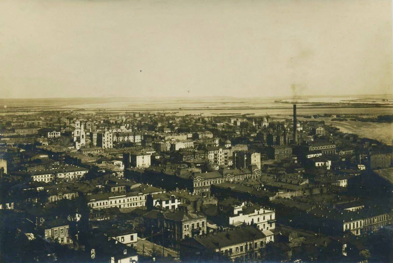 В сети показали, как выглядели Подол и Днепр в Киеве в 1918 году. Уникальные панорамные фото