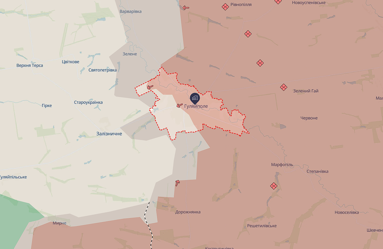 "Велика сіра зона": окупанти не можуть захопити Гуляйполе і намагаються його замінувати, – Волошин