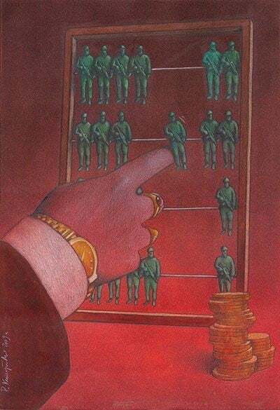 Домалювали триколори: окупанти нахабно вкрали обкладинку польського журналу, присвячену Україні