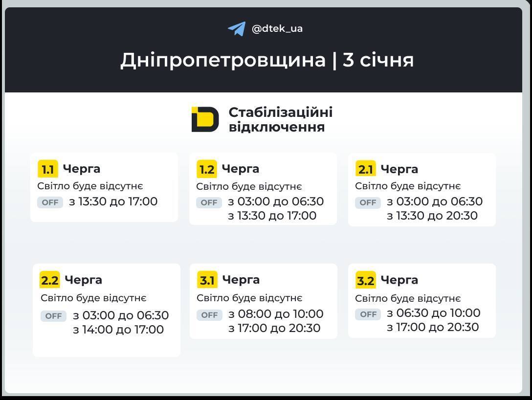 Отключения света будут у большинства: "Укрэнерго" объявило новый график на субботу