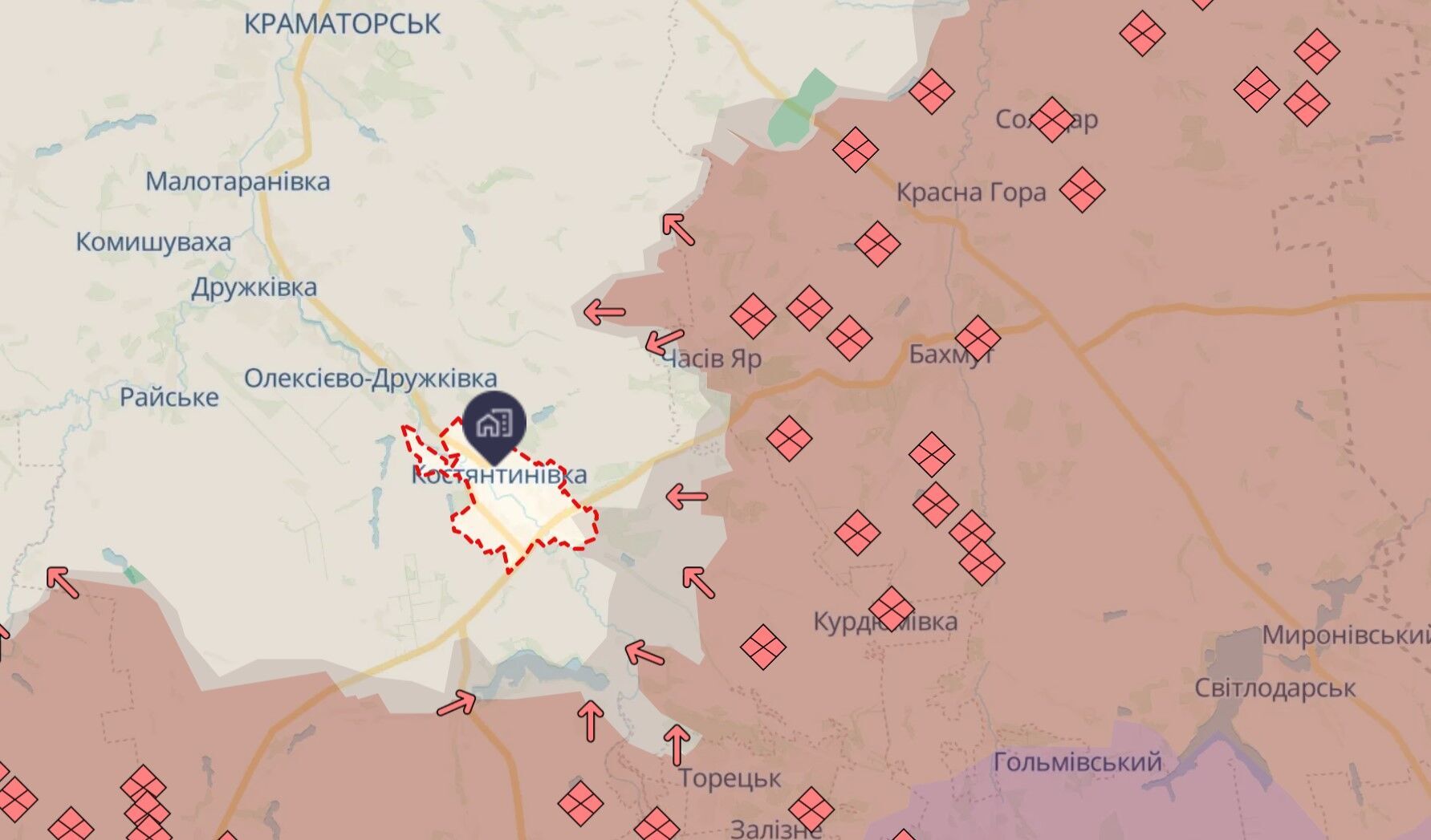 Місто на межі: у ДПСУ показали кадри з Костянтинівки, яка потерпає від ворожих обстрілів. Відео