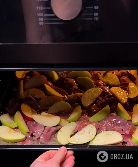 С каким фруктом вкусно приготовить печень: мясо просто тает во рту