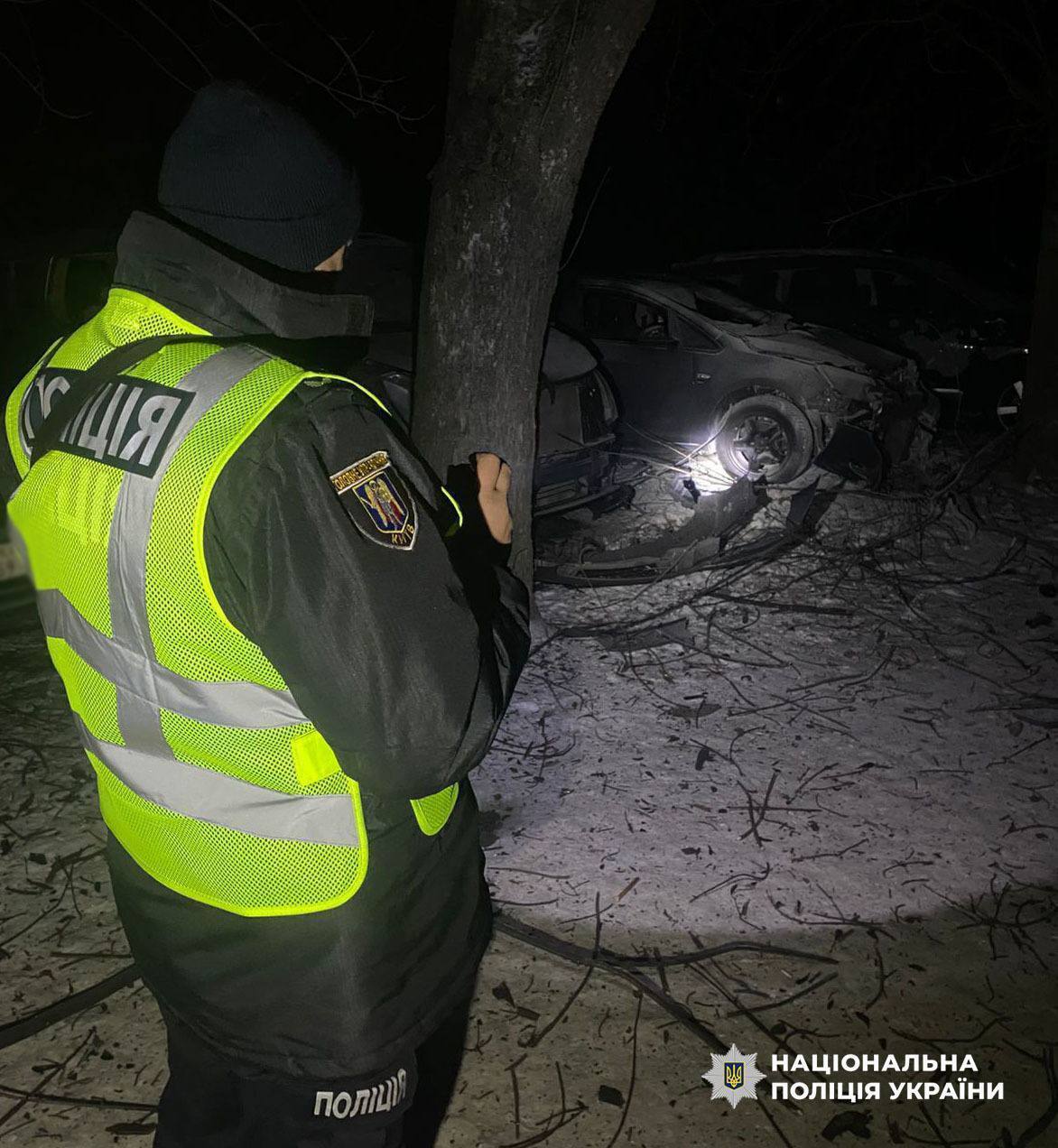 Под ударом был левый берег Киева: в полиции рассказали о последствиях российской атаки. Фото