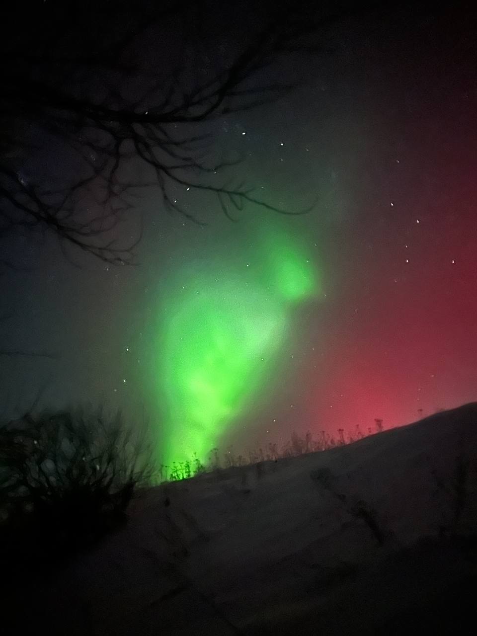 Полярне сяйво в Україні викликала екстремальна магнітна буря: деталі та видовищні фото