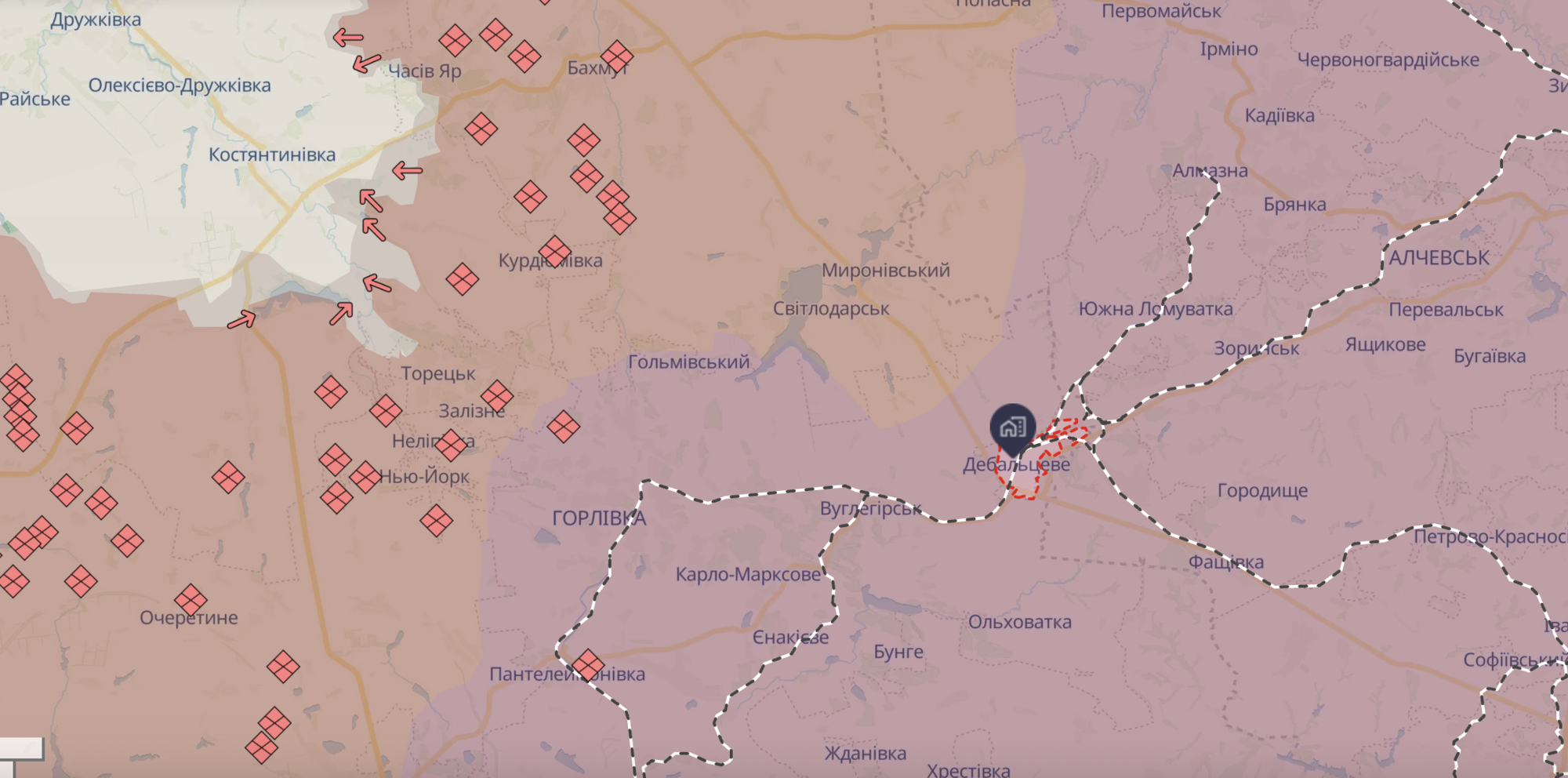 Сили оборони уразили склад боєприпасів під Дебальцевим: детонацію чути здалеку. Відео