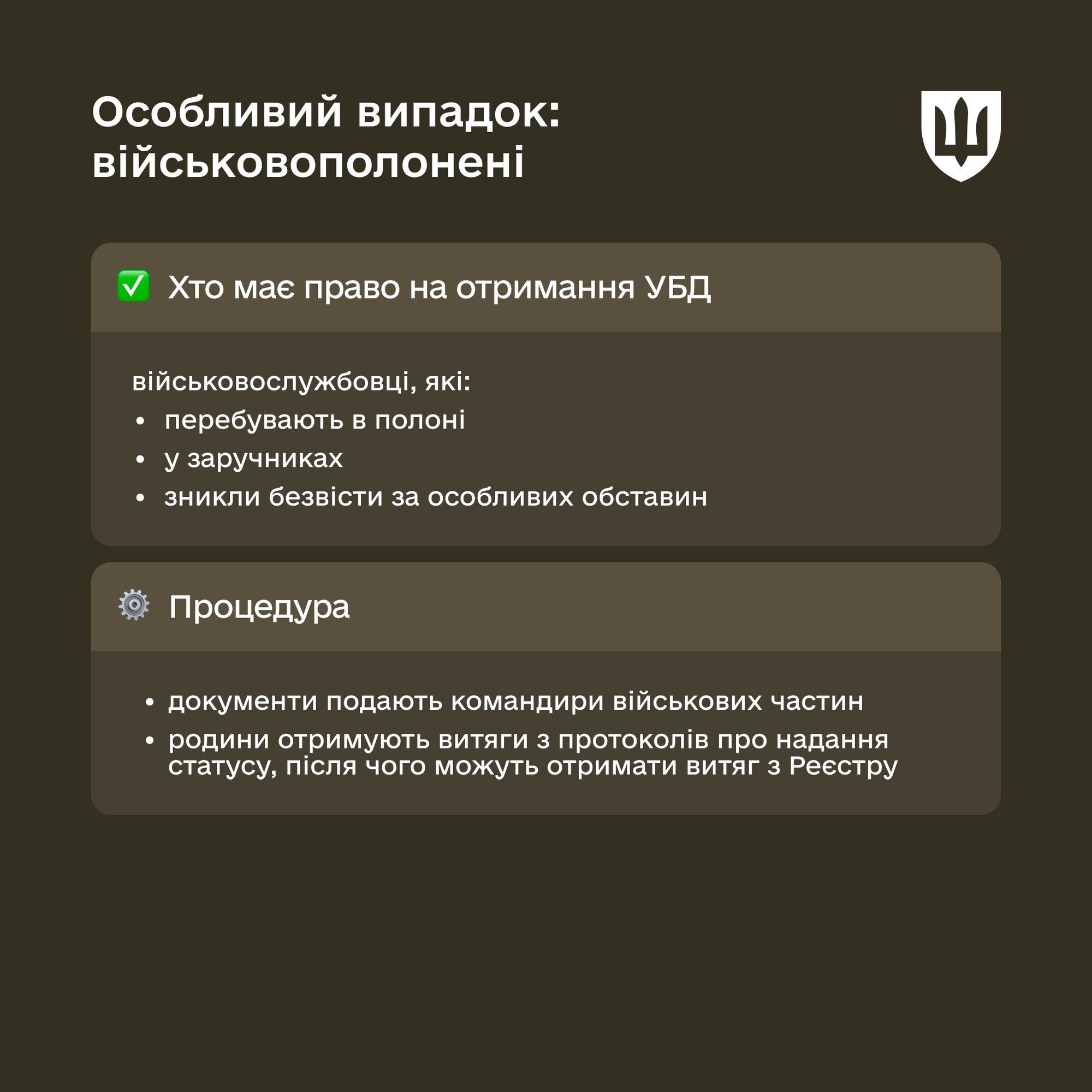 В Украине упростили процедуру получения статуса УБД: алгоритм действий