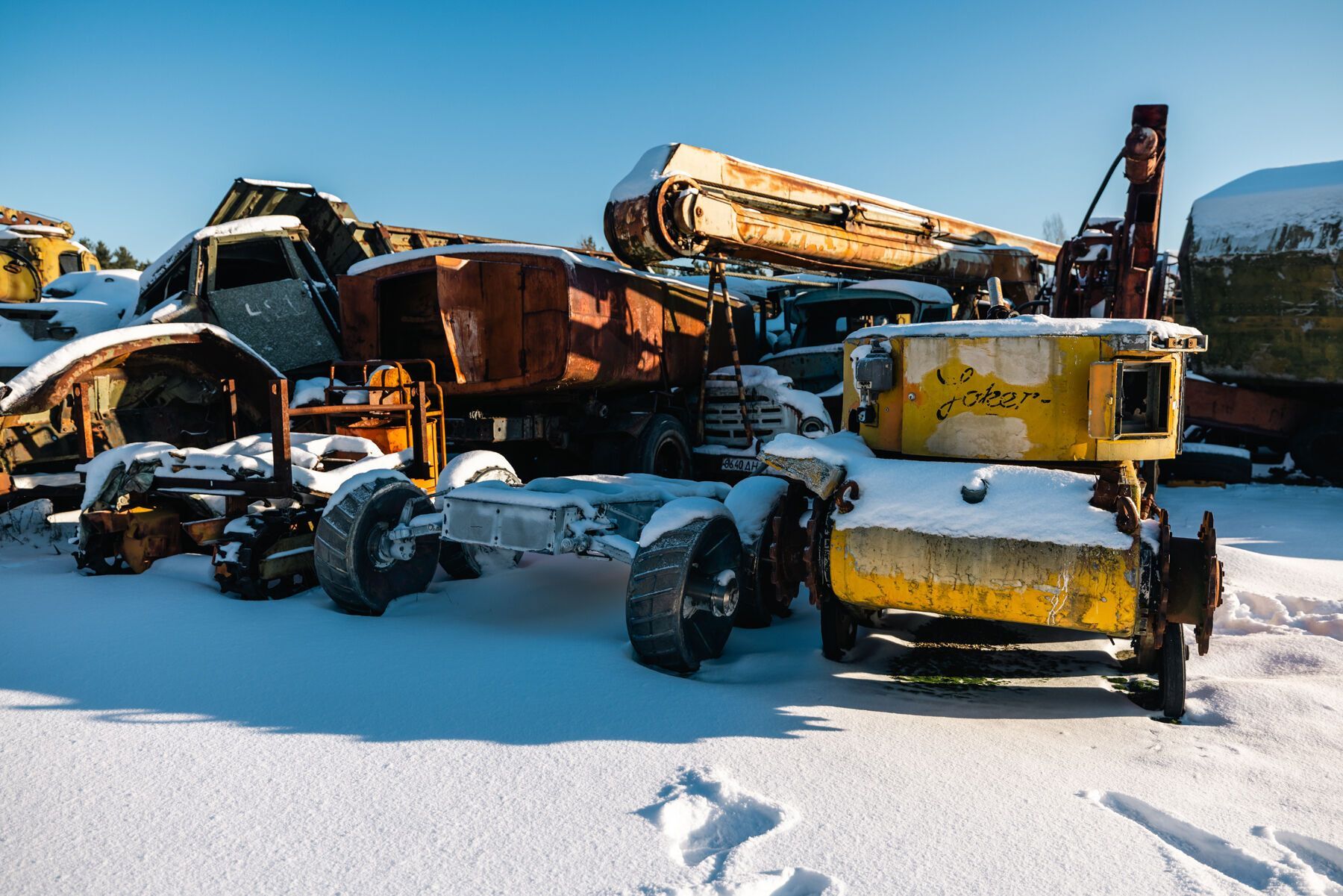 Робот "Joker", машины и вертолеты: как сейчас выглядит техника, которую привлекали к ликвидации аварии на ЧАЭС. Фото