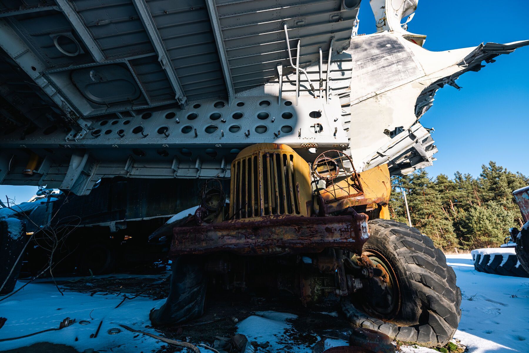 Робот "Joker", машины и вертолеты: как сейчас выглядит техника, которую привлекали к ликвидации аварии на ЧАЭС. Фото