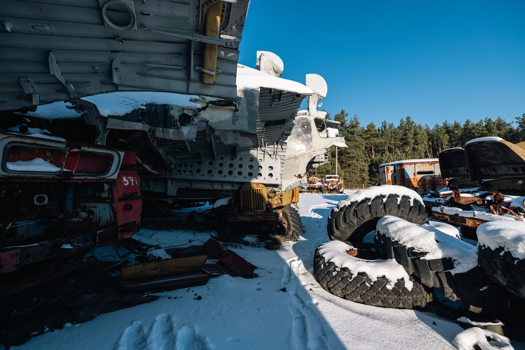 Робот "Joker", машины и вертолеты: как сейчас выглядит техника, которую привлекали к ликвидации аварии на ЧАЭС. Фото
