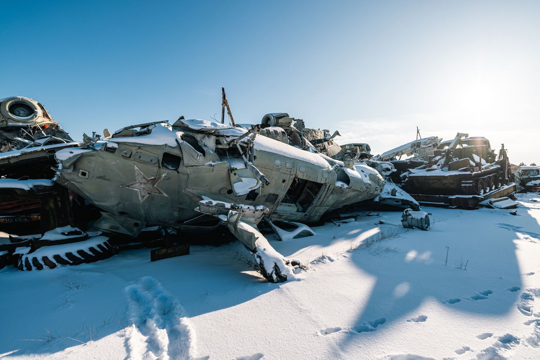 Робот "Joker", машины и вертолеты: как сейчас выглядит техника, которую привлекали к ликвидации аварии на ЧАЭС. Фото