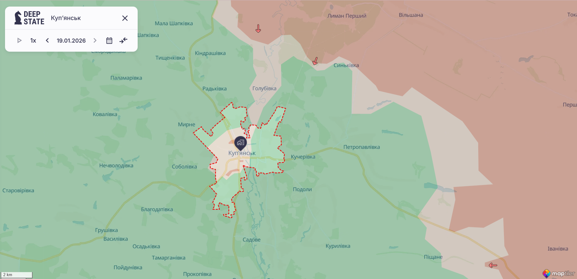 Українські війська створили тактичну зону ураження за 25 км від лінії фронту: в ISW пояснили, як це зриває плани ворога щодо Куп'янська. Карта