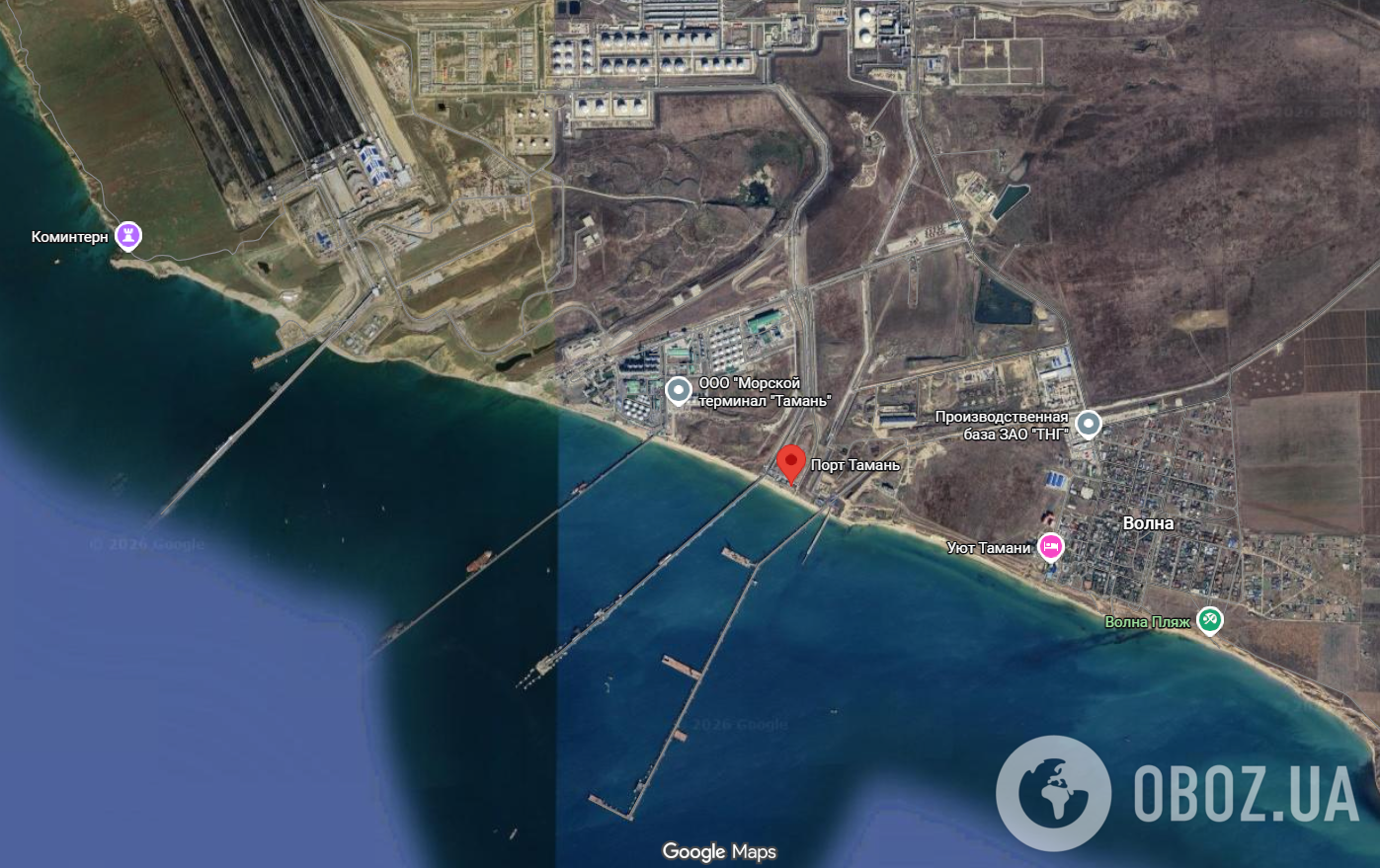 ЗСУ атакували портовий термінал у Краснодарському краї: уражено щонайменше 4 резервуари з нафтопродуктами