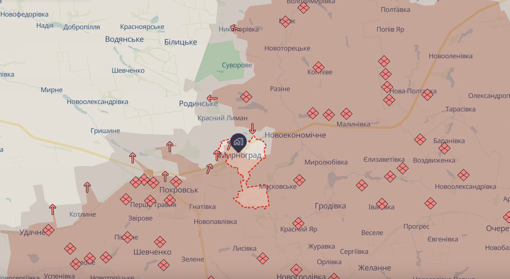 Постійні контактні бої: у ЗСУ розповіли про ситуацію в Мирнограді