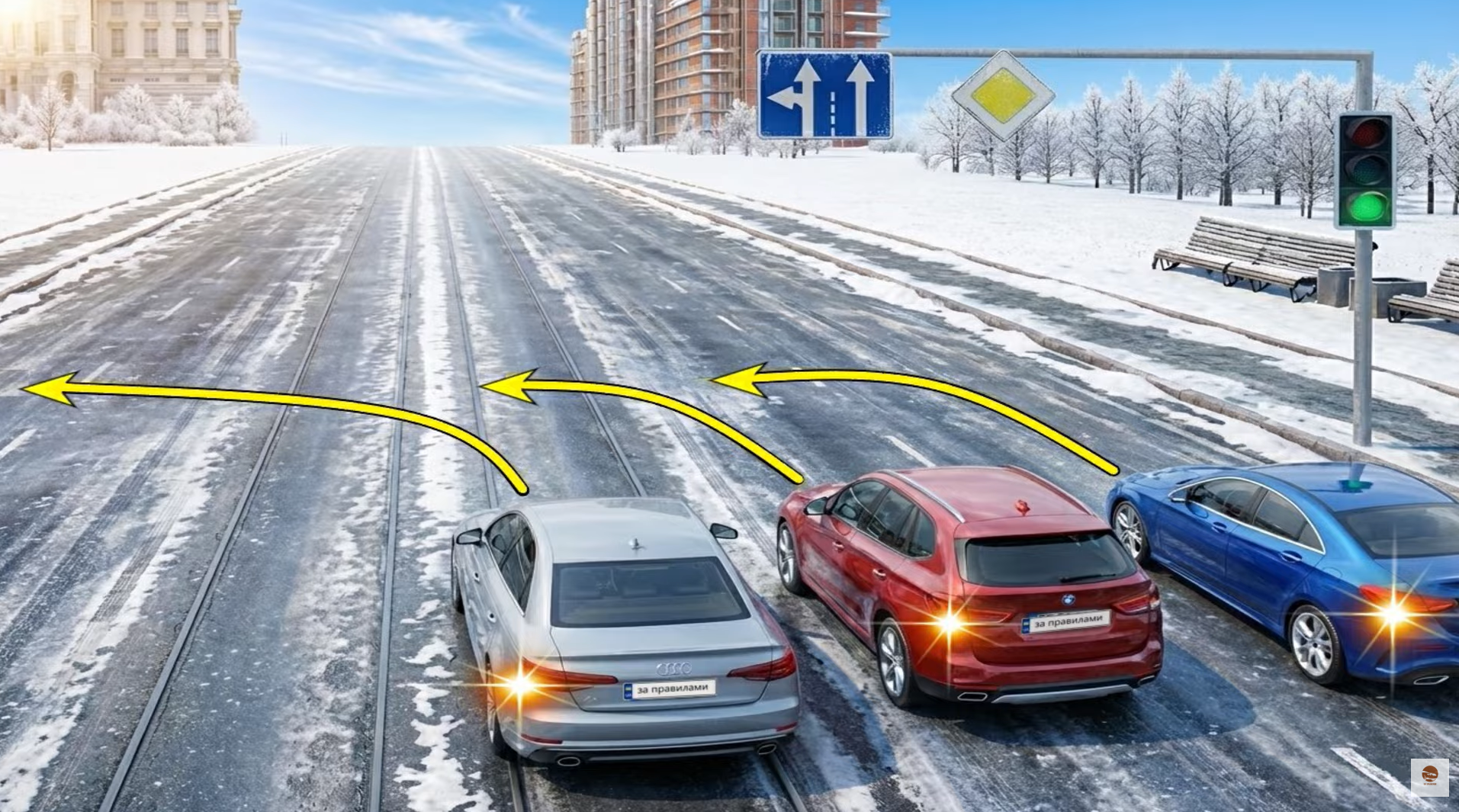 Кто нарушает правила? Тест на знание ПДД