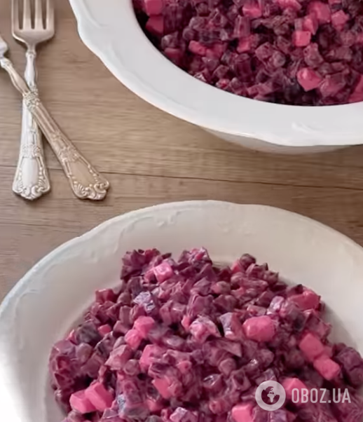 Смачніше, ніж вінегрет: корисний і смачний салат із буряка з горошком і плавленим сиром