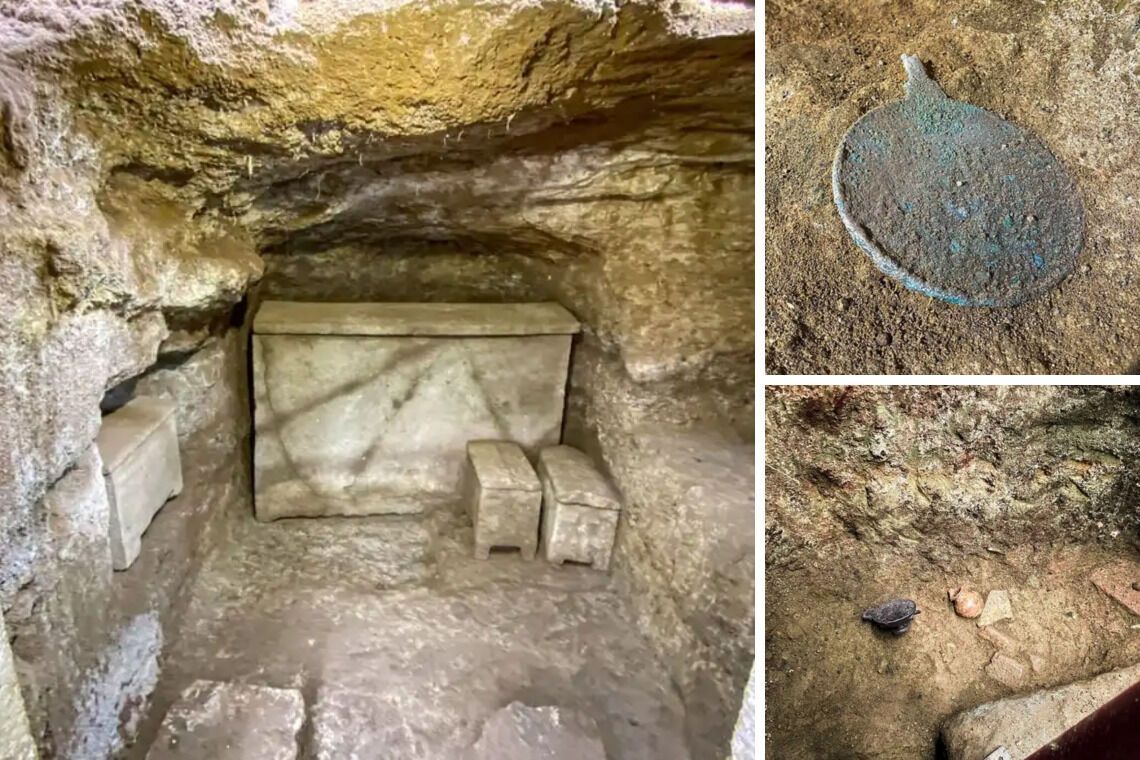 В окрестностях Рима нашли элитные гробницы, которым более 2400 лет. Фото