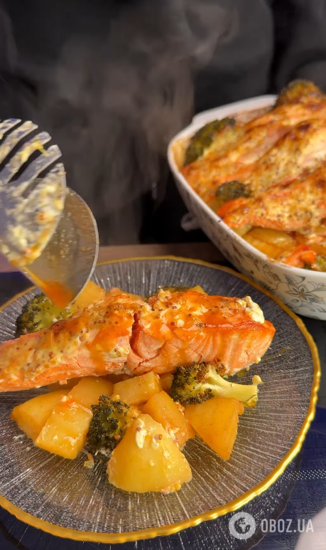 Соковита запечена риба з овочами: варіант ситної та нежирної страви для обіду