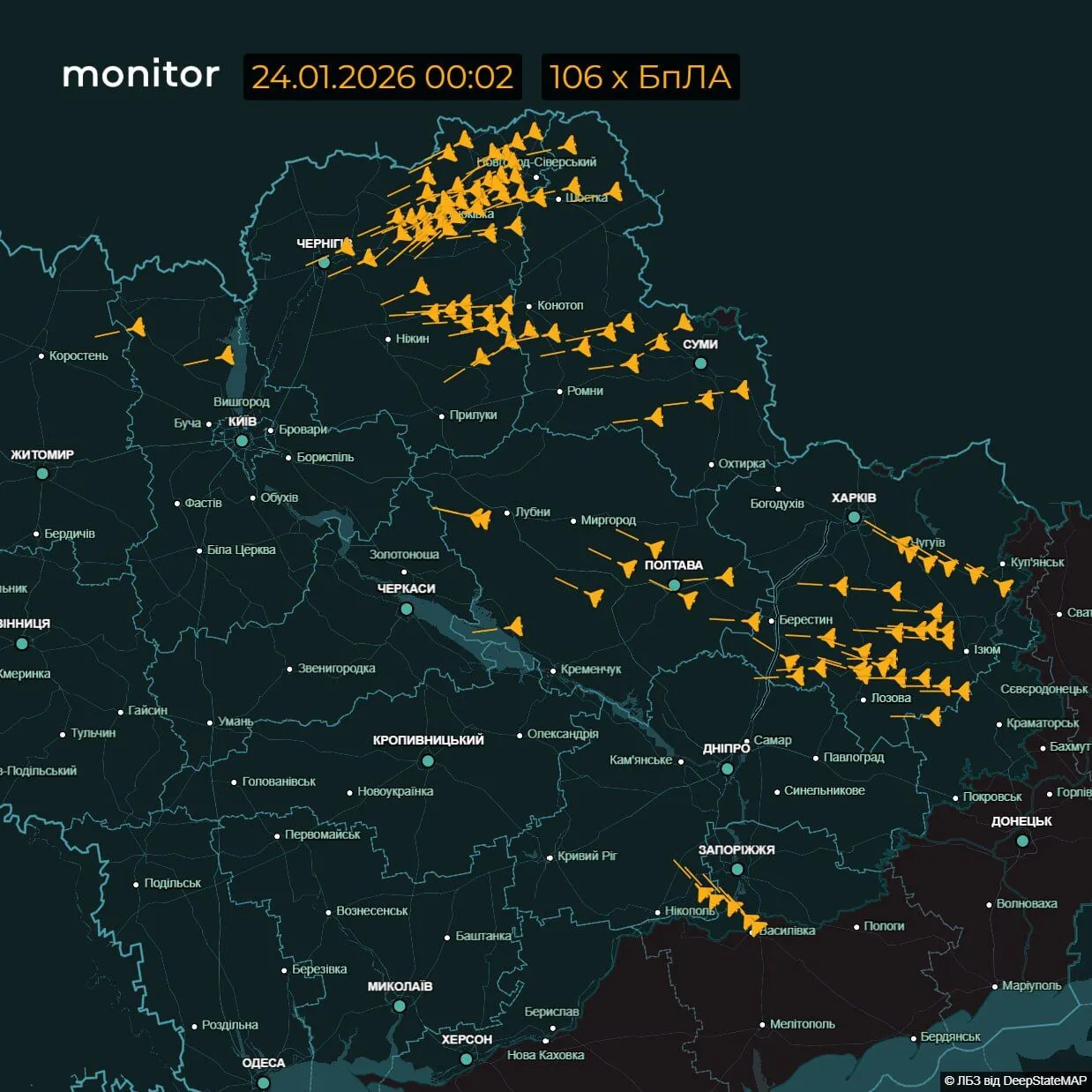 Ворог запустив по Україні "Шахеди", балістику та ракети з бомбардувальників Ту-22М3: всі деталі
