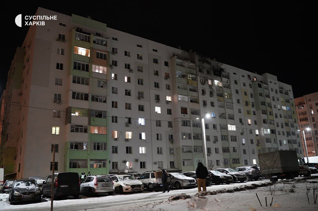 РФ массированно атаковала Харьков дронами: горят дома, среди пострадавших – беременная и ребенок. Фото