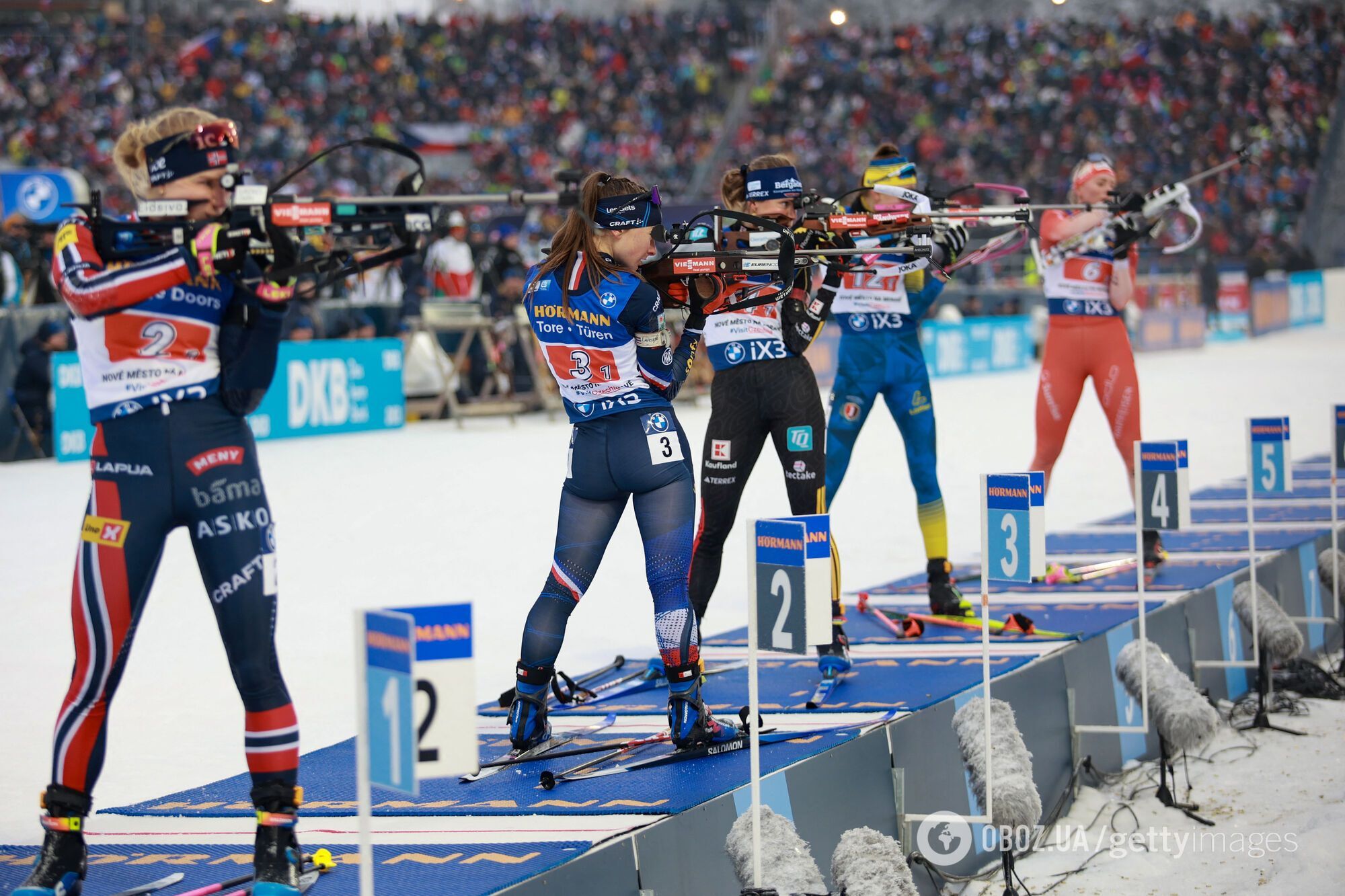 Германию дисквалифицировали после победы на Кубке мира по биатлону, отдав место Украине
