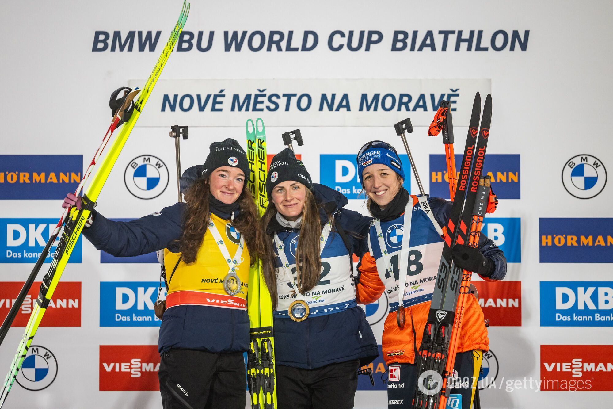 Украина с рекордом завершила гонку Кубка мира по биатлону