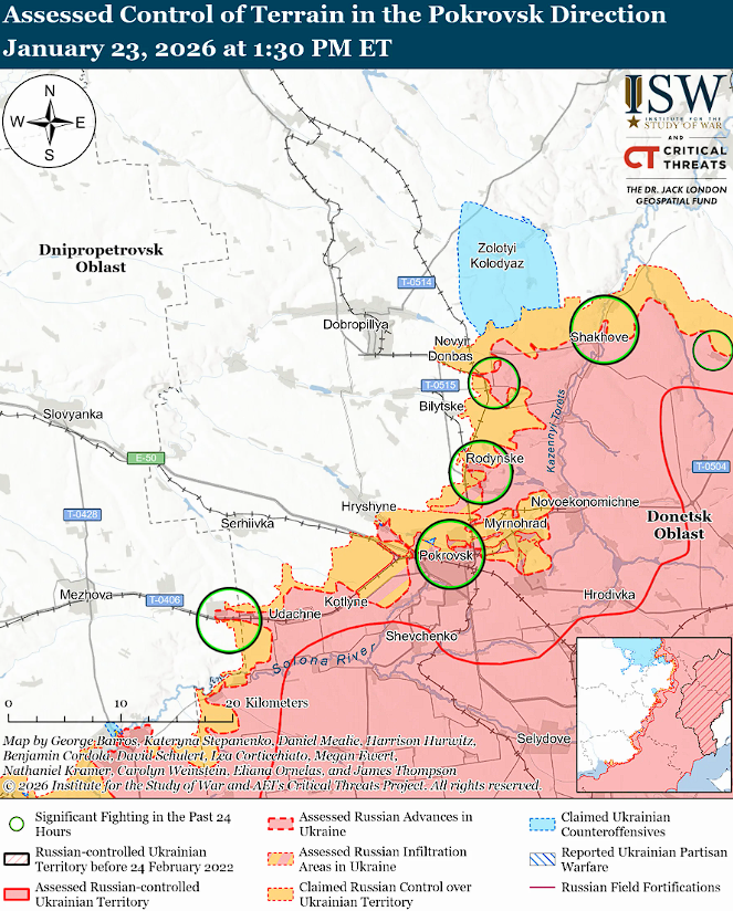 Враг продвинулся на Славянском направлении, ВСУ держат оборону под Покровском и Добропольем: карты ISW