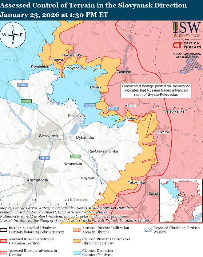 Враг продвинулся на Славянском направлении, ВСУ держат оборону под Покровском и Добропольем: карты ISW