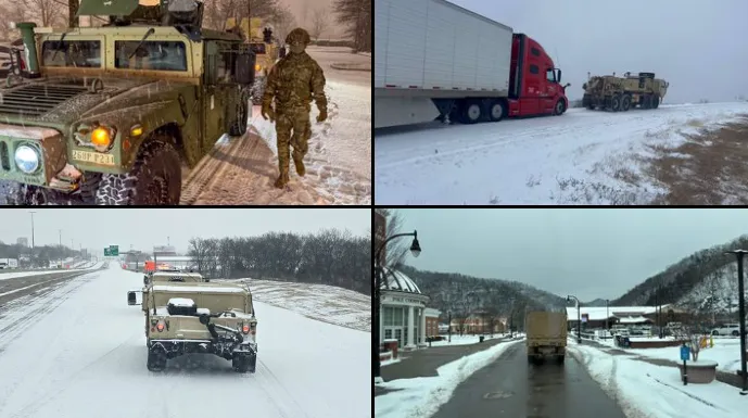 В США объявили ЧС из-за шторма века: по стране масштабные блэкауты, отменены тысячи авиарейсов. Видео