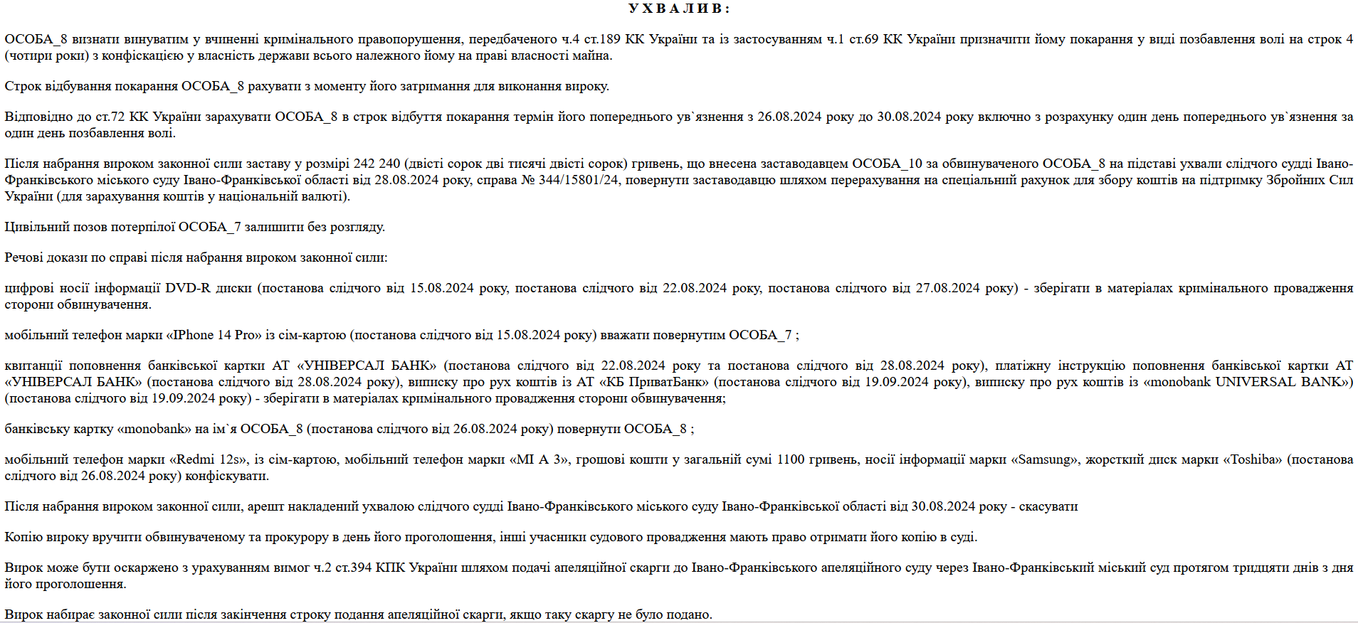 Иванофранковец шантажировал бывшую интимными фото: чем это для него завершилось