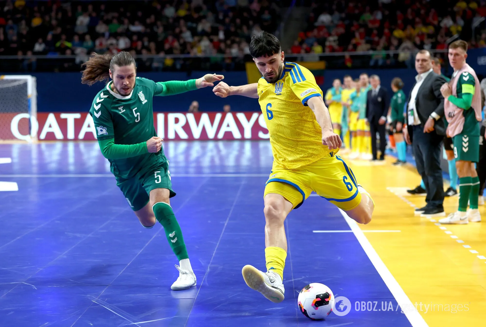 Украина с разгромом добыла первую победу на чемпионате Европы по футзалу. Видео