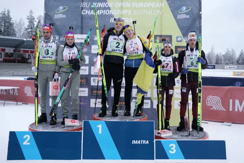 Україна видала найуспішніший виступ в історії чемпіонату Європи з біатлону серед юніорів