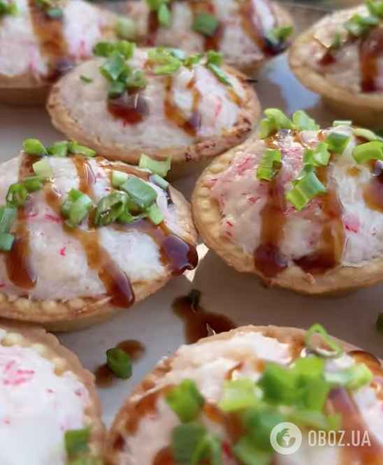 Гарячі тарталетки з крабовою начинкою: рецепт найшвидшої та найсмачнішої закуски