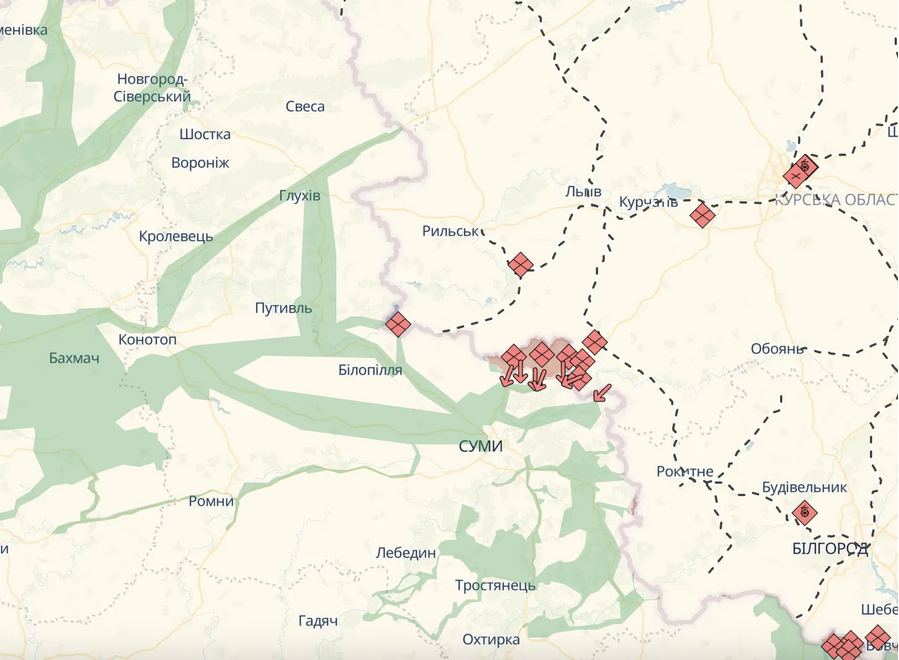 Росія дистанційно мінує території на Сумщині: вибухівку скидають у світлих мішках