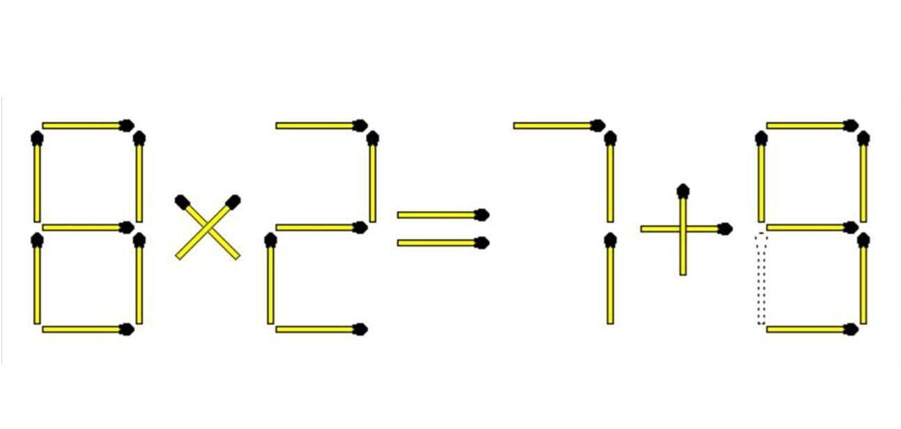 Зробіть рівняння правильним: головоломка із сірниками
