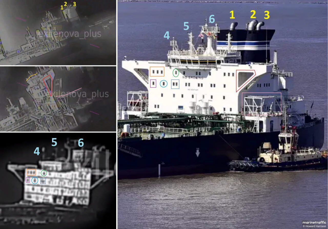 В правом борту – огромная дыра: российский танкер Ursus Maritimus заметили в Стамбуле. Фото