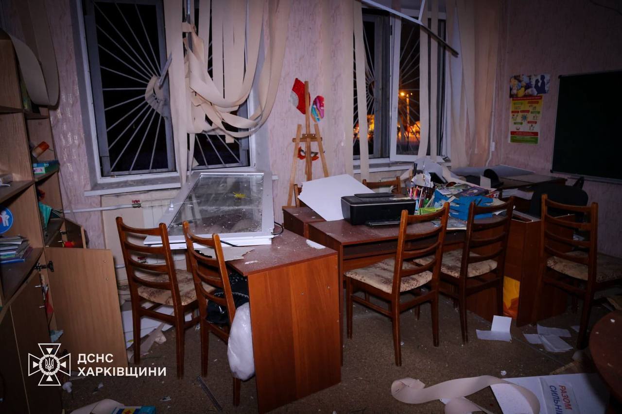 Росіяни обстріляли школу та об'єкти енергетики у Харкові: є постраждалі, 80% області без світла. Фото