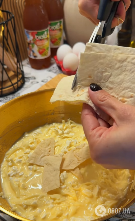 Как приготовить ленивую ачму с сыром: понадобится лаваш