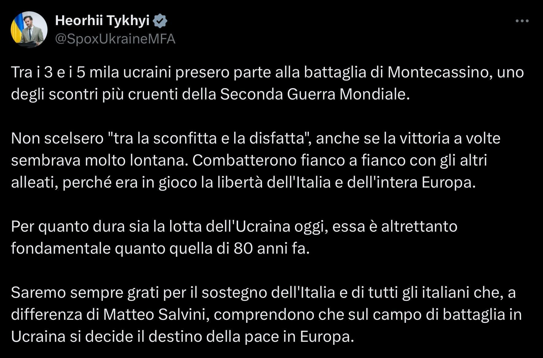 "Радимо звернутися до Путіна": віцепрем’єр Італії розкритикував Зеленського за "нахабство" і отримав відповідь від України