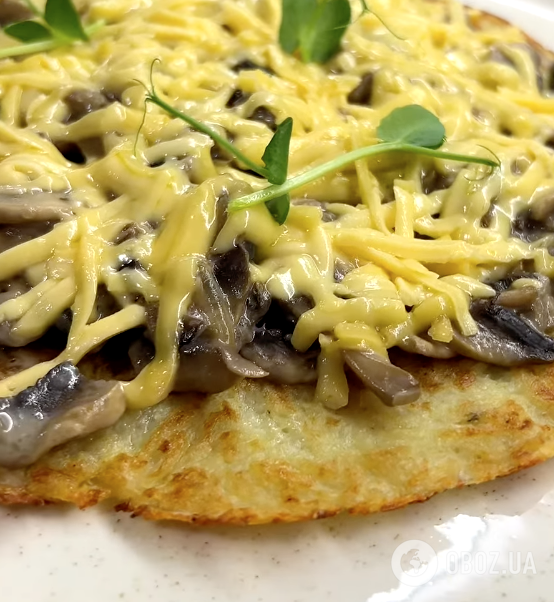 "Панський" дерун із грибами та сиром: рецепт ситної та смачної страви