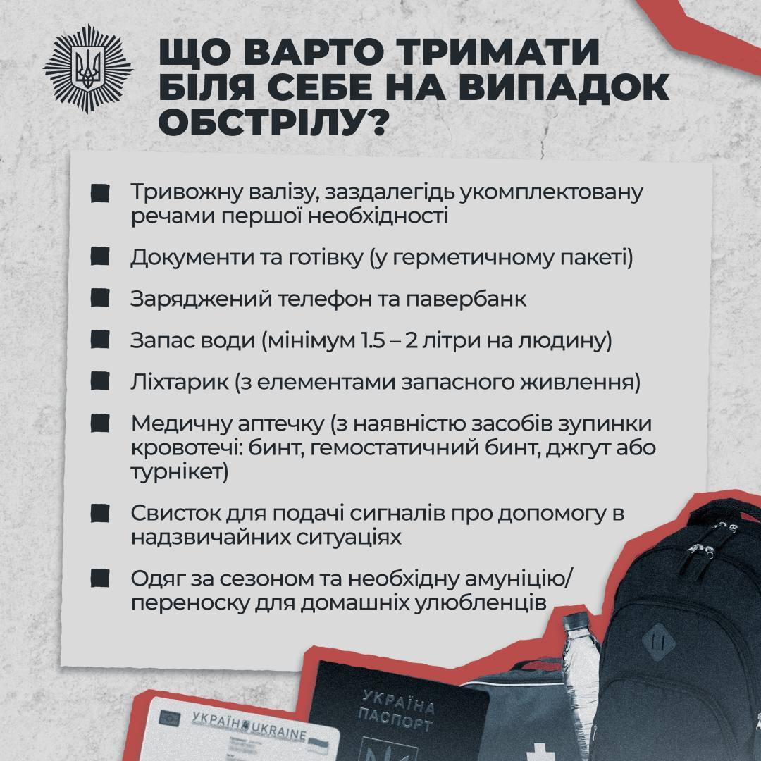 Первые минуты – критически важны: украинцам напомнили, как действовать после вражеского обстрела. Инфографика
