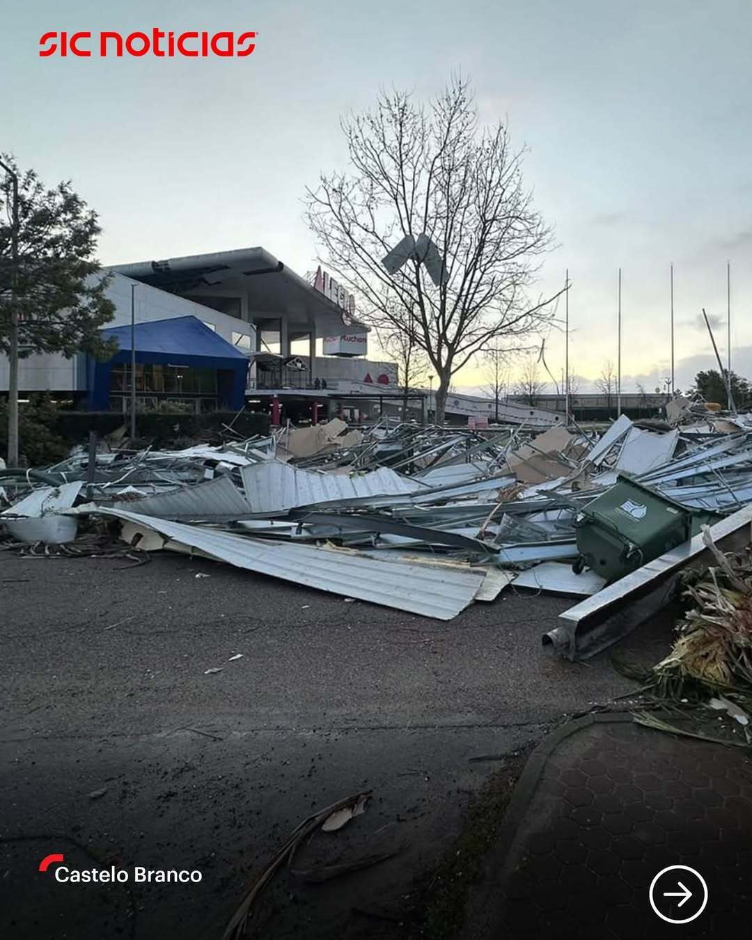 Без света были сотни тысяч людей: в Португалии пронесся мощный ураган, есть последствия. Фото и видео
