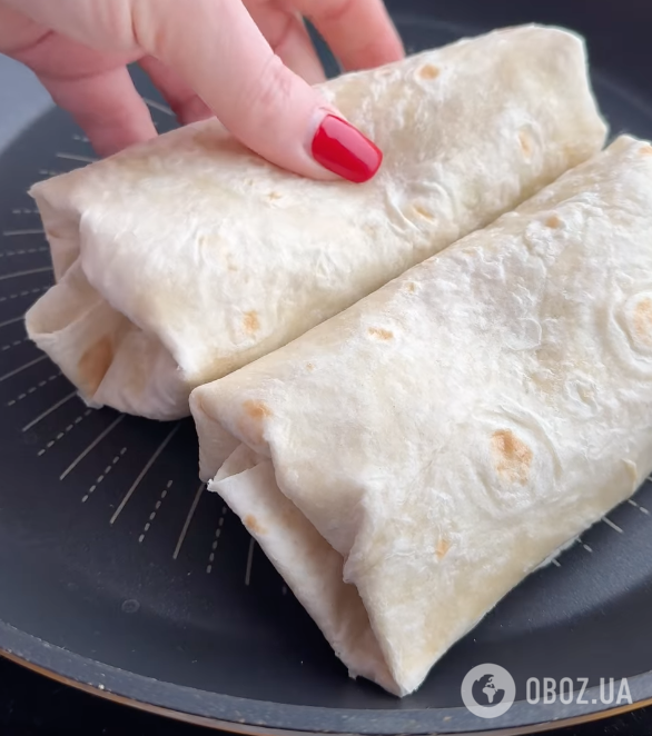 Что приготовить из лаваша для перекуса: рецепт очень сытного и быстрого блюда за 5 минут