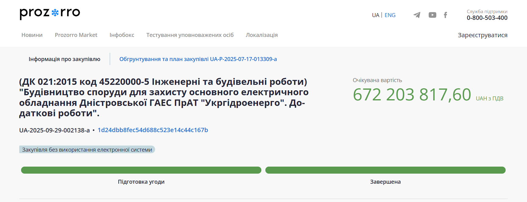 "Укргідроенерго" заплатило більше 5 млрд за захист енергооб'єктів невеликій фірмі з Житомира: договори приховали