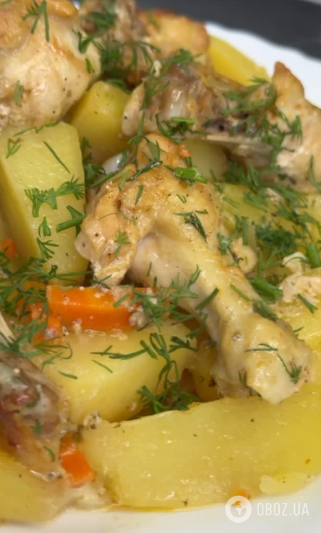 Вкусный ужин в духовке: как вкусно запечь картофель с куриными крылышками