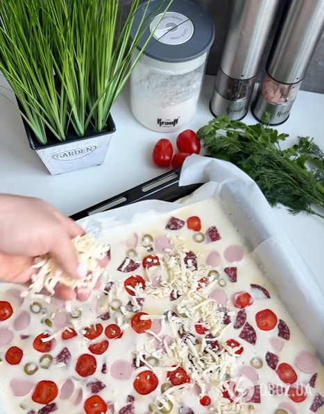 Лінива домашня піца з тіста на молоці: підійде будь-яка начинка