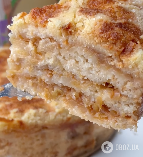 Насыпной яблочный пирог к чаю: самый простой рецепт домашнего десерта