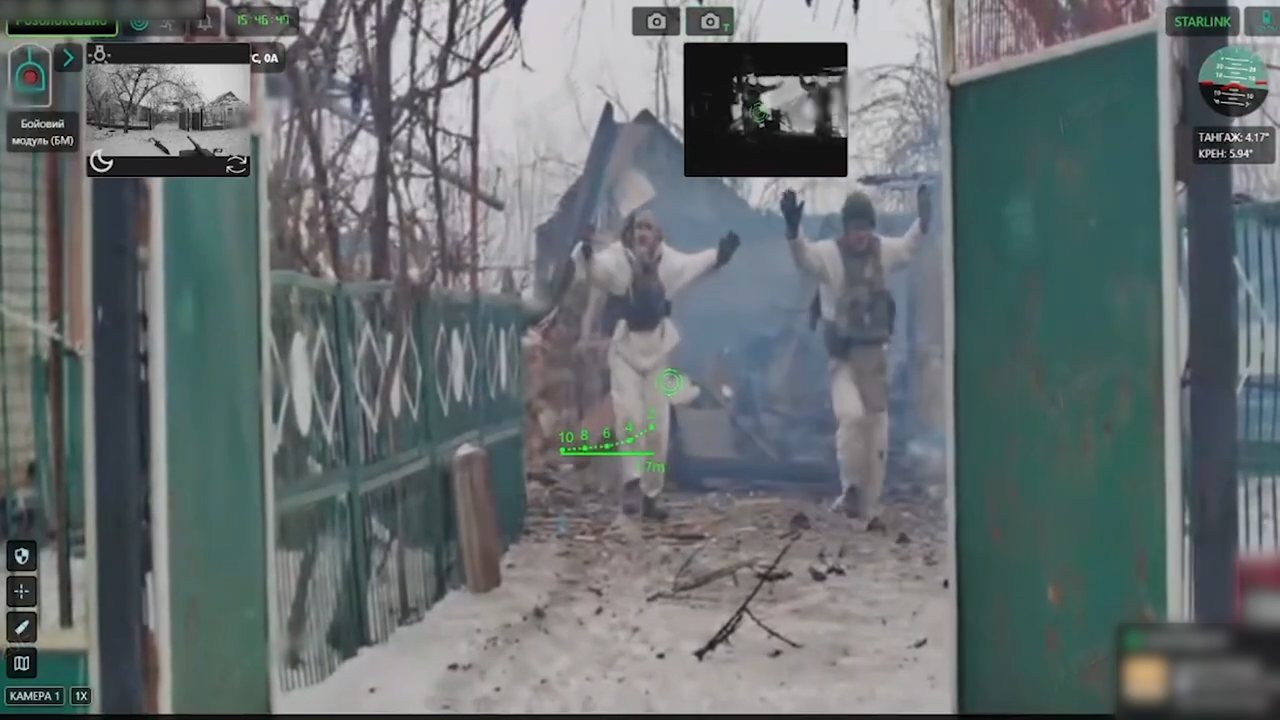 "Нова реальність війни": український наземний роботизований комплекс взяв у полон трьох окупантів. Відео