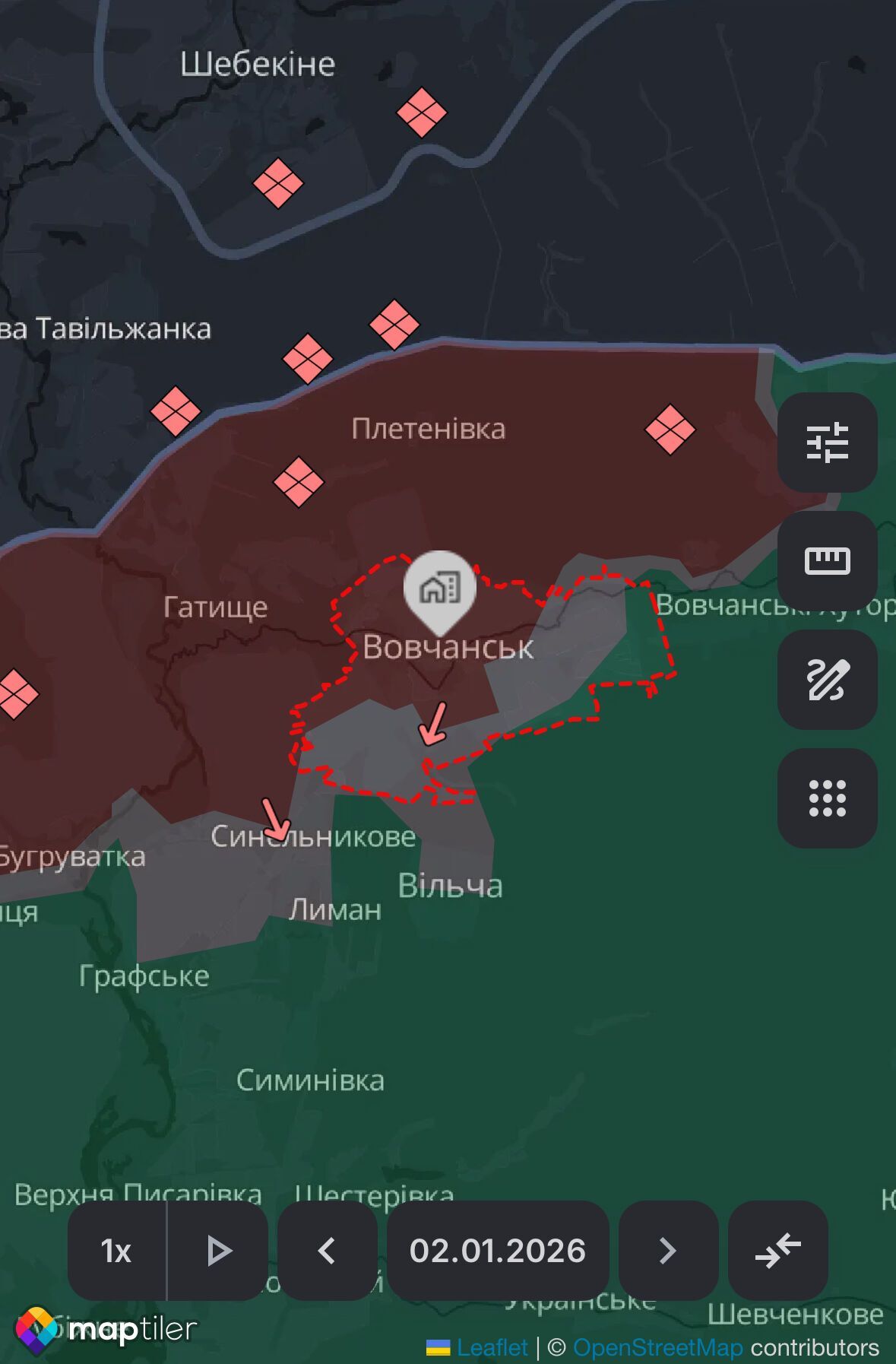 ЗСУ знищили наземні роботизовані комплекси армії РФ на Вовчанському напрямку. Відео